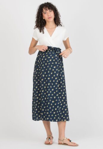ATTESA,Viskose-Kleid, zum Stillen geeignet